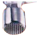 Smooth face hammers are recommended